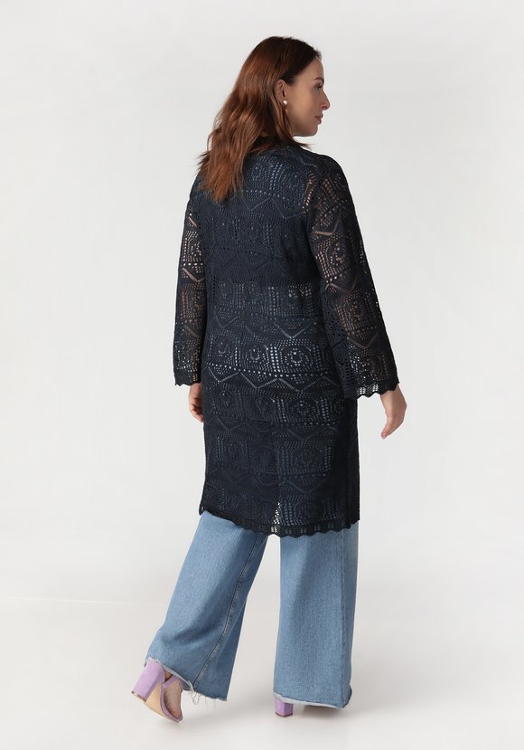 Кардиган Ажурное мгновение шир.  580, рис. 22