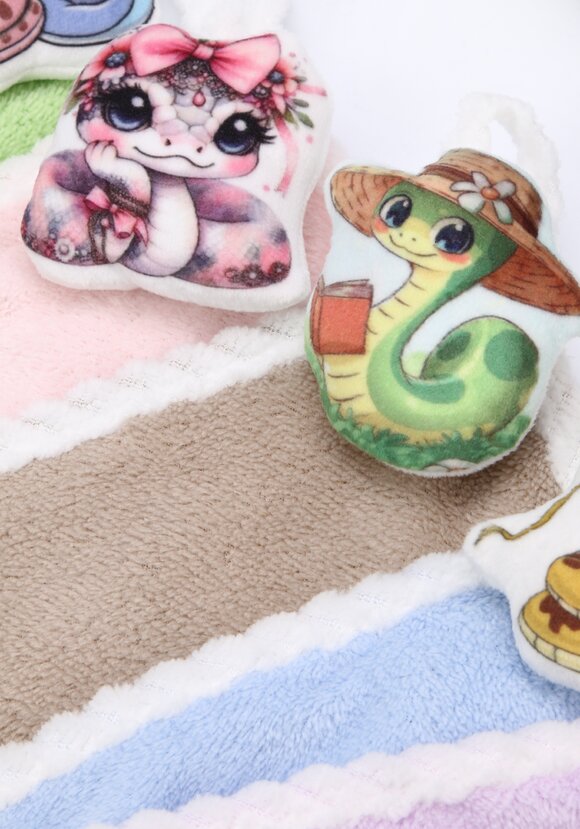 Салфетка с петелькой Символ года, 5 шт. шир.  580, рис. 7