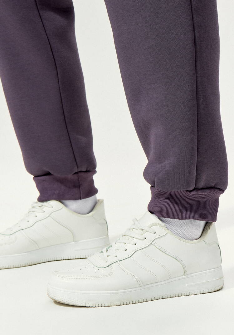 Брюки утеплённые из футера на резинке шир.  750, рис. 18