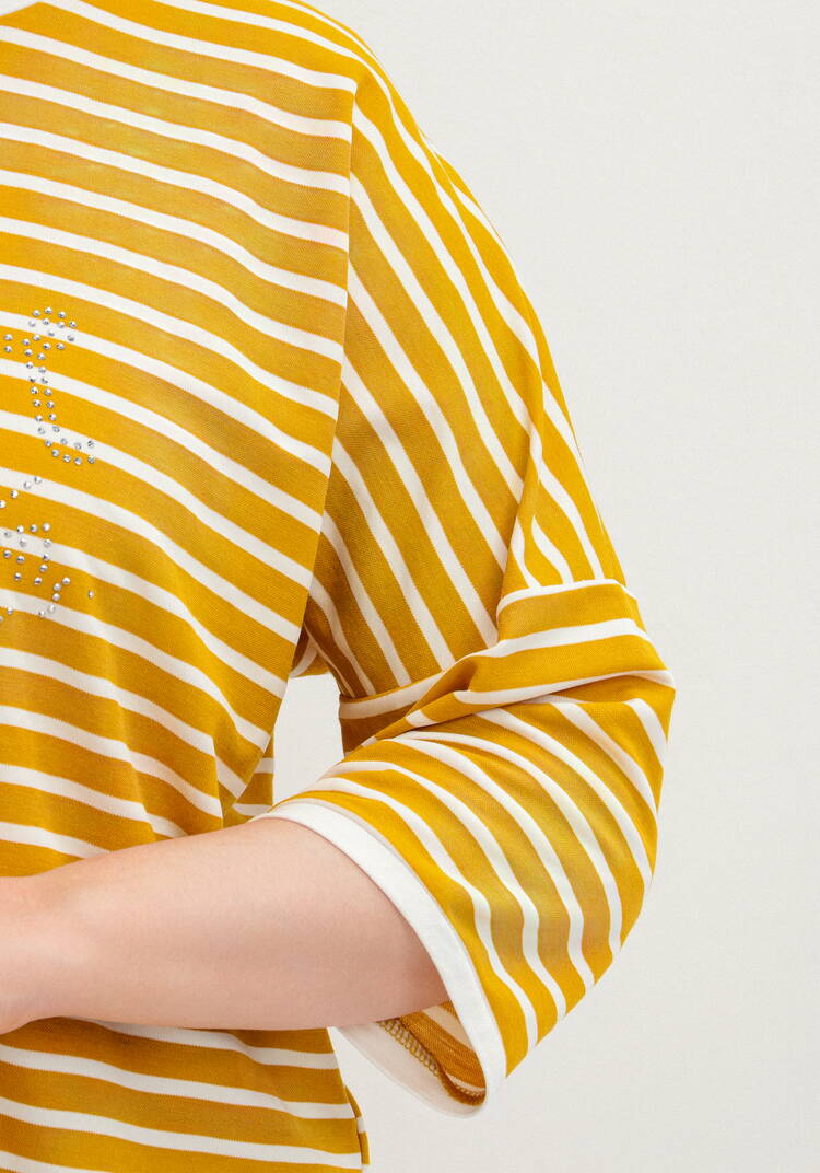 Блуза с декором из страз и рукавом 3/4 шир.  750, рис. 31