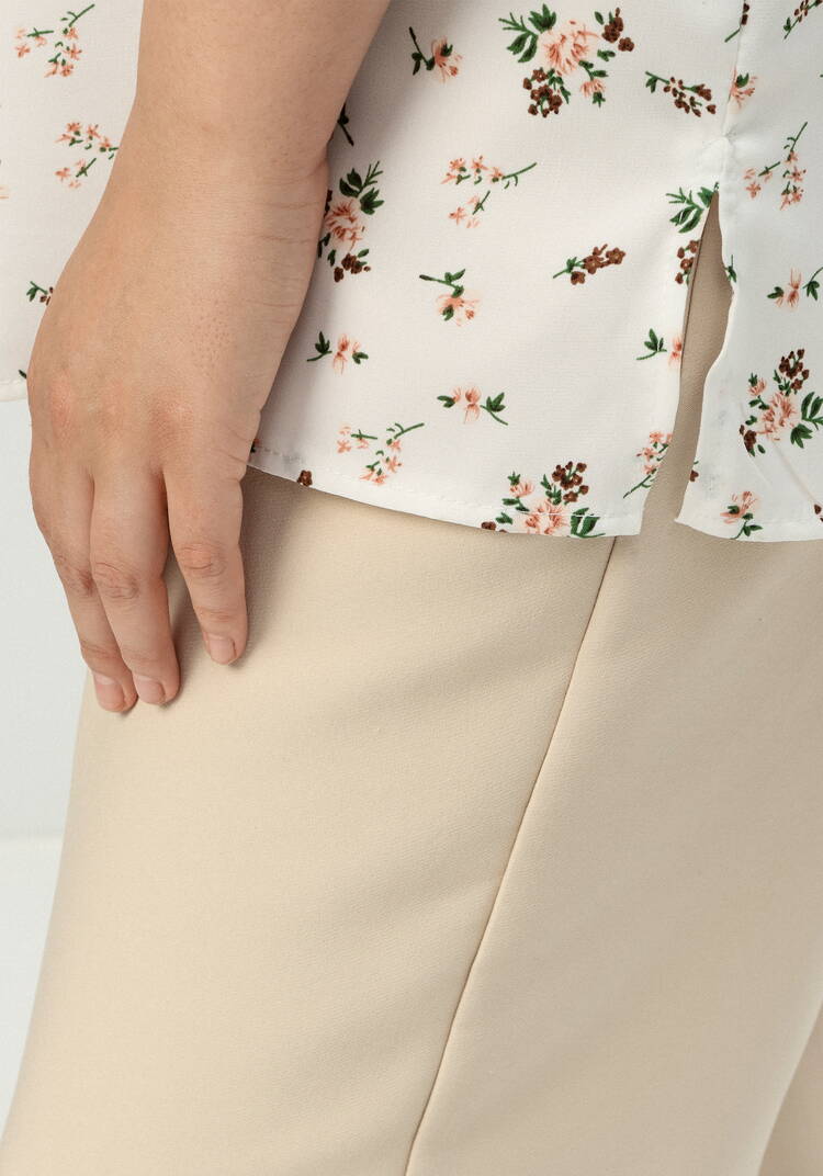 Блуза на пуговицах и разрезами по бокам шир.  750, рис. 5