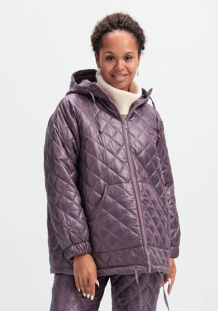 Куртка стёганая с капюшоном шир.  750, рис. 41