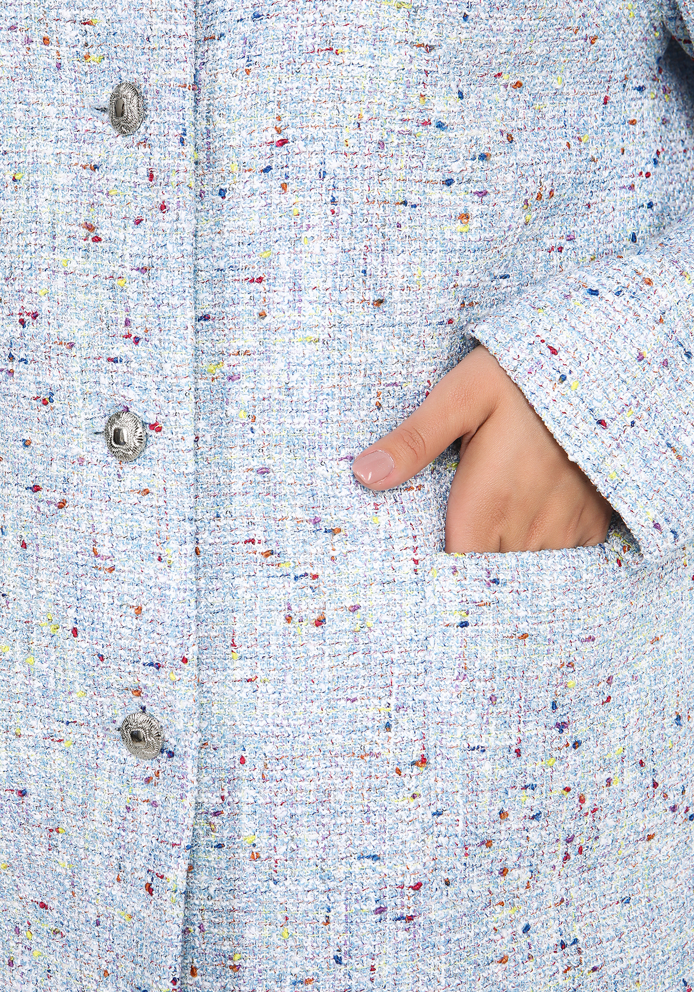 Пиджак удлиненный "Лейла" Bel Fiore, размер 50, цвет голубой - фото 4