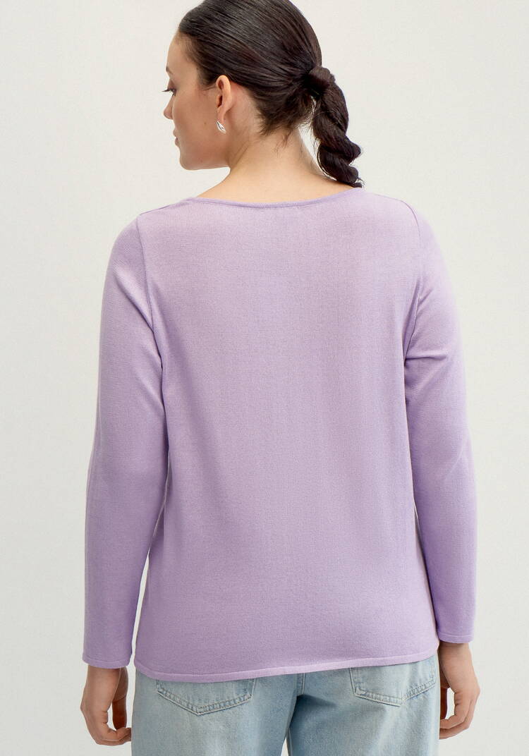 Джемпер свободный с горлом лодочкой шир.  750, рис. 19