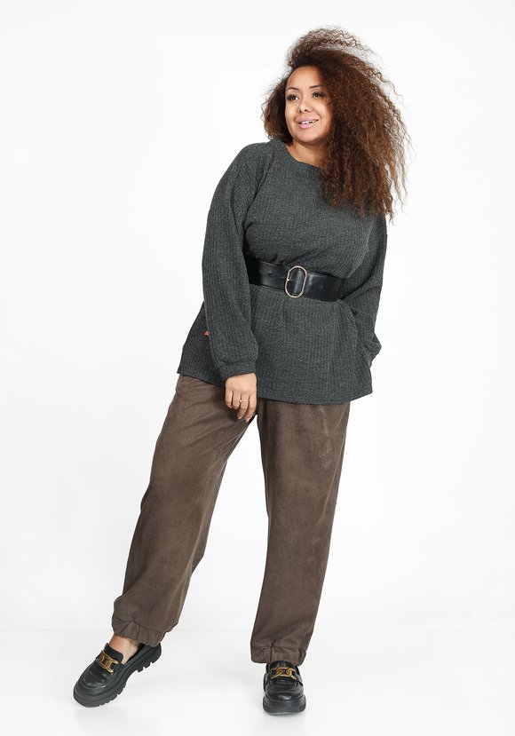 Джемпер фактурный с нашивкой шир.  580, рис. 1