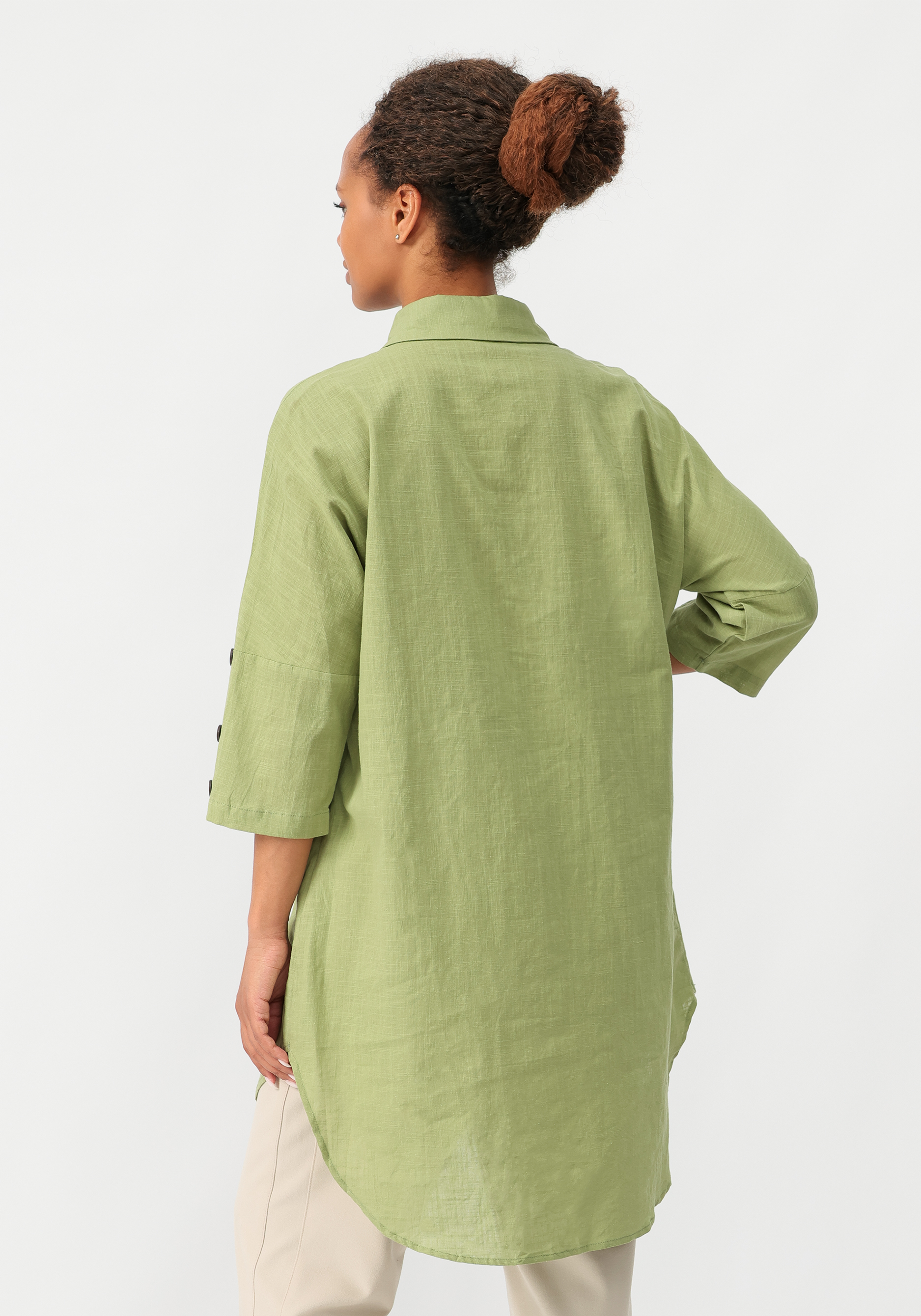 Рубашка "Лайма" No name, цвет зеленый, размер 50 - фото 3