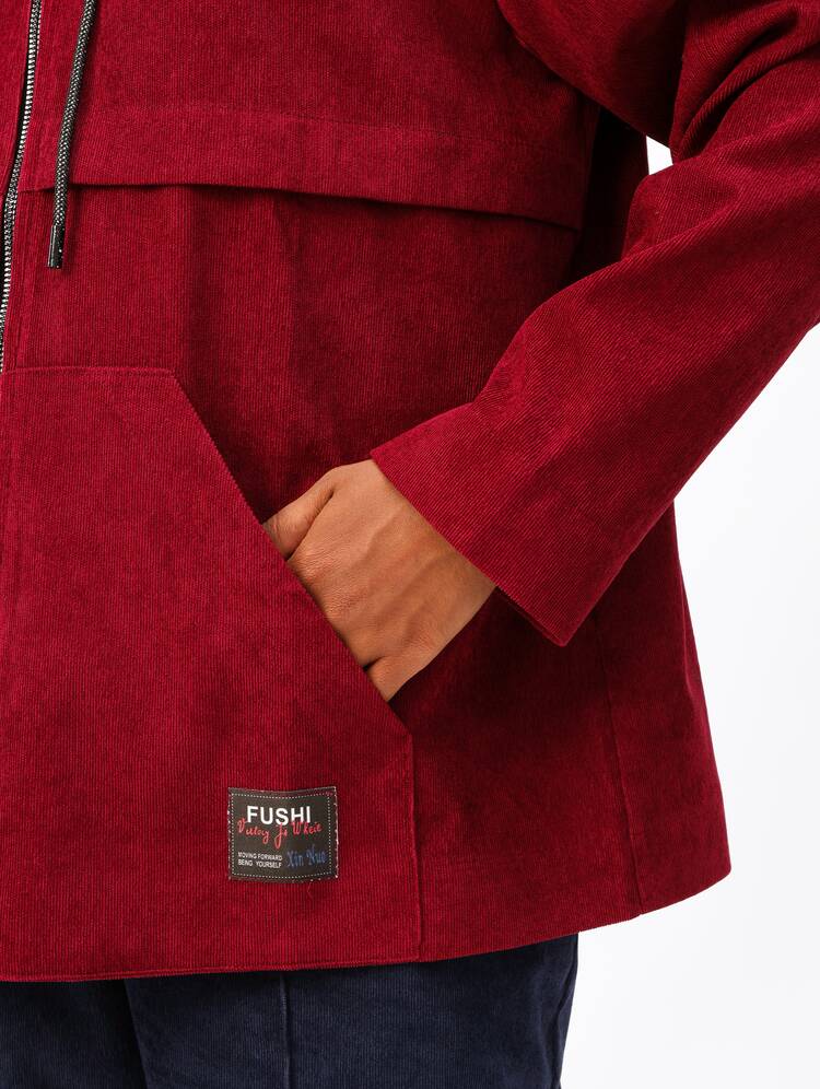 Куртка вельветовая с капюшоном шир.  750, рис. 32