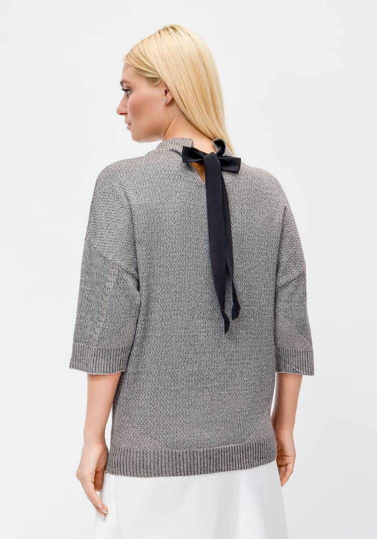 Джемпер с лентами на шее сзади шир.  750, рис. 17