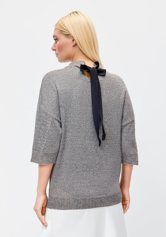 Джемпер с лентами на шее сзади шир.  580, рис. 17