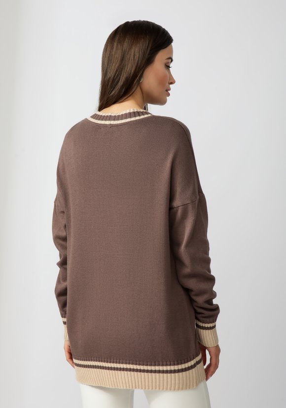 Кардиган с карманом на груди и логотипом шир.  580, рис. 10