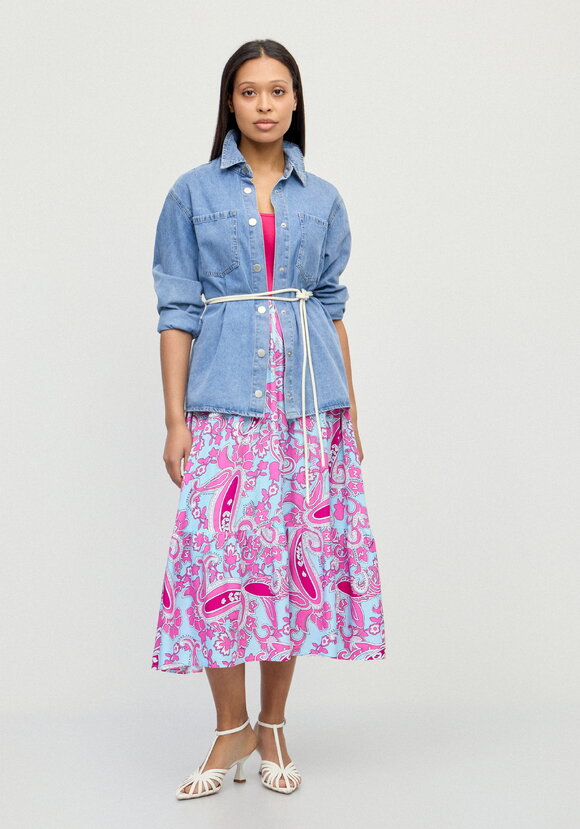 Юбка с ярусомВоздушное настроение шир.  580, рис. 9