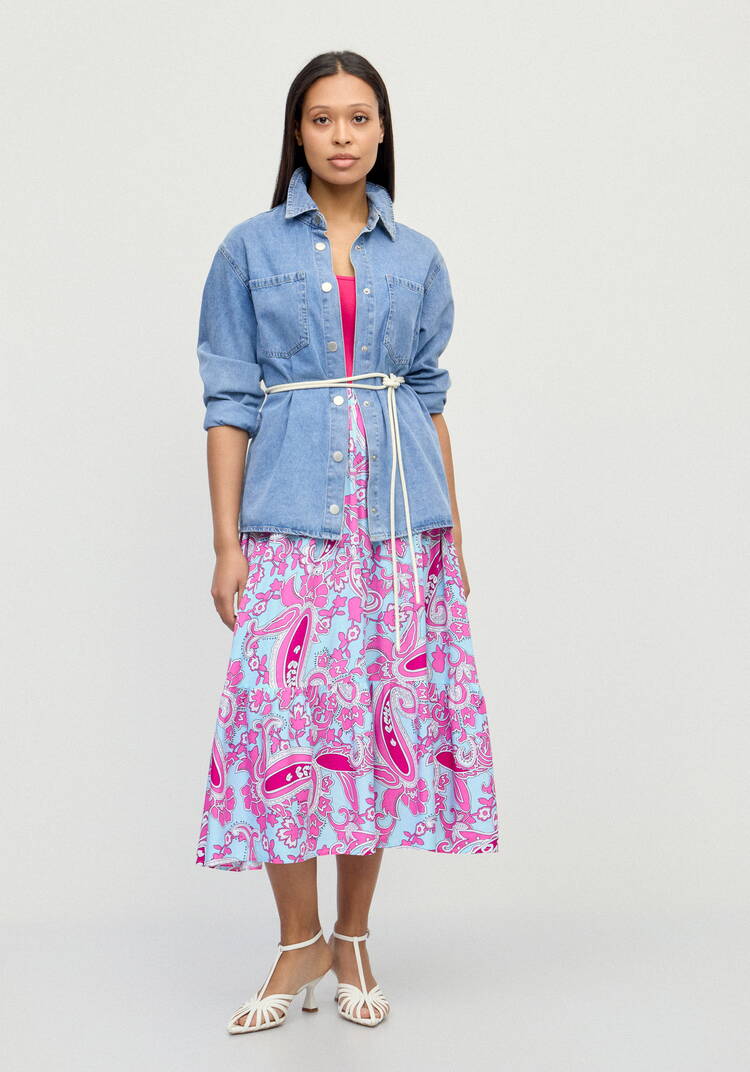 Юбка с ярусомВоздушное настроение шир.  750, рис. 9