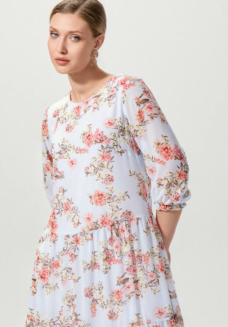 Платье миди свободного кроя шир.  750, рис. 11