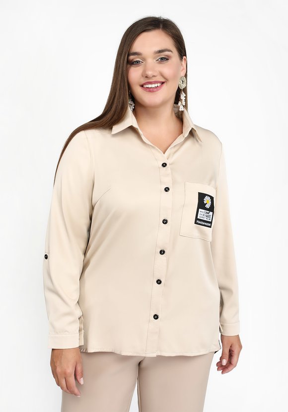 Блуза Строгий взгляд шир.  580, рис. 2