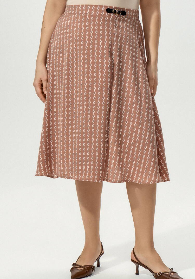 Юбка с принтом на запах шир.  750, рис. 4