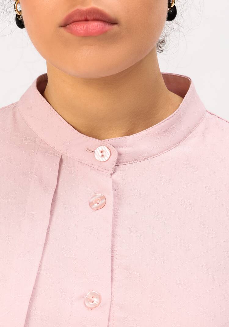 Блуза оригинального кроя с воланом шир.  750, рис. 28