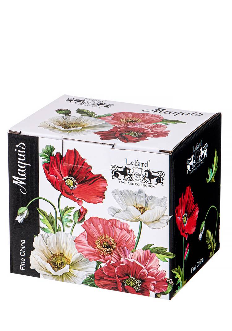 Набор из 2-х фарфоровых кружек Маки шир.  750, рис. 4