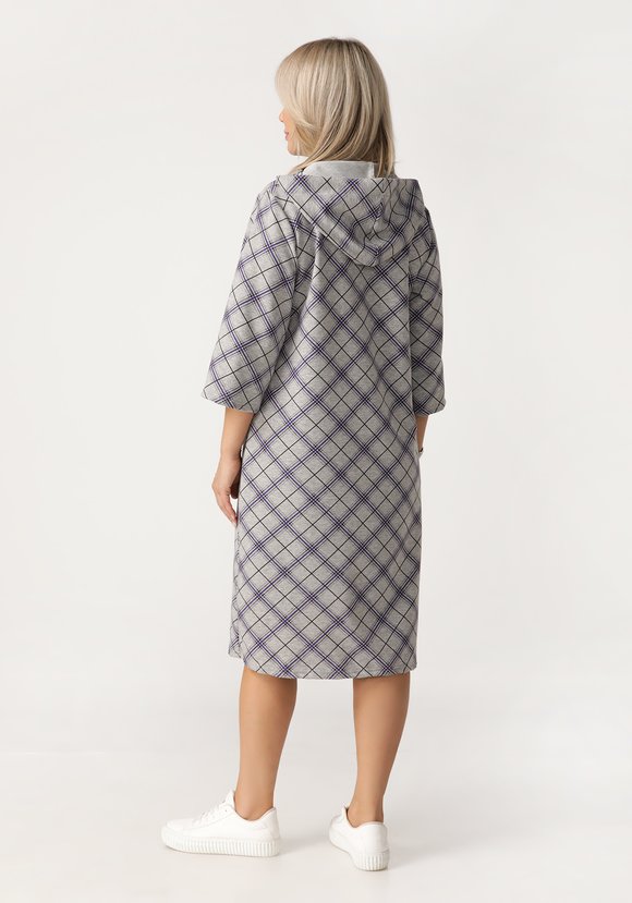 Халат женский с капюшоном Валентина шир.  580, рис. 8