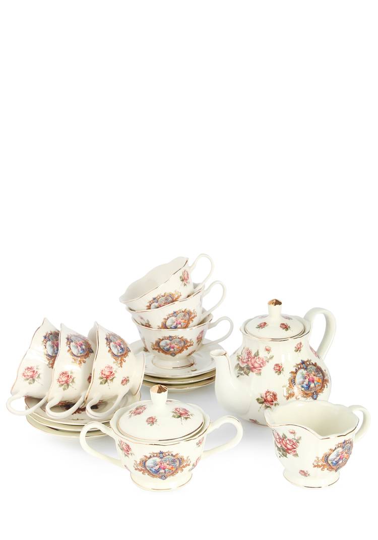 Чайный сервиз на 6 персон, 15 предметов шир.  750, рис. 8