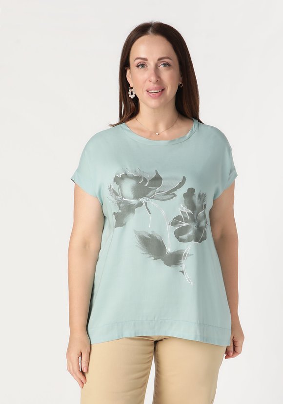 Туника Удивительные цветы шир.  580, рис. 4