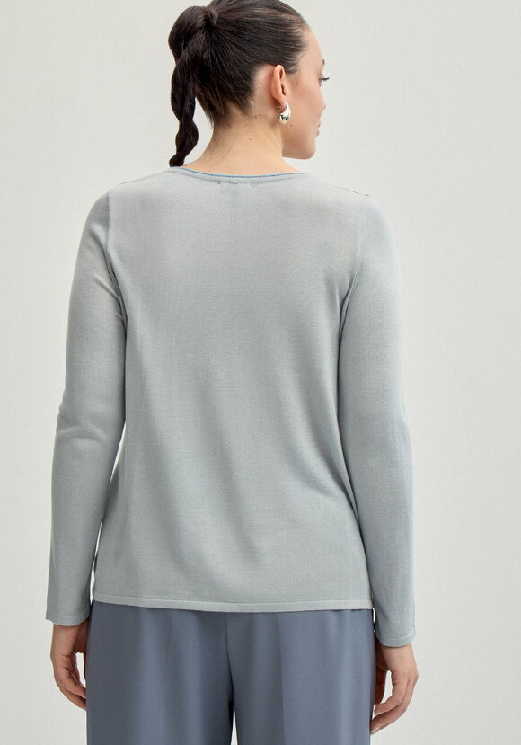 Джемпер базовый однотонный шир.  580, рис. 41