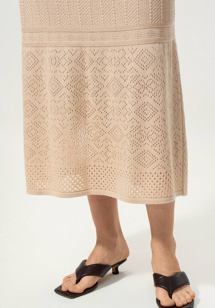 Юбка А-силуэта с каскадным рисунком шир.  750, рис. 6