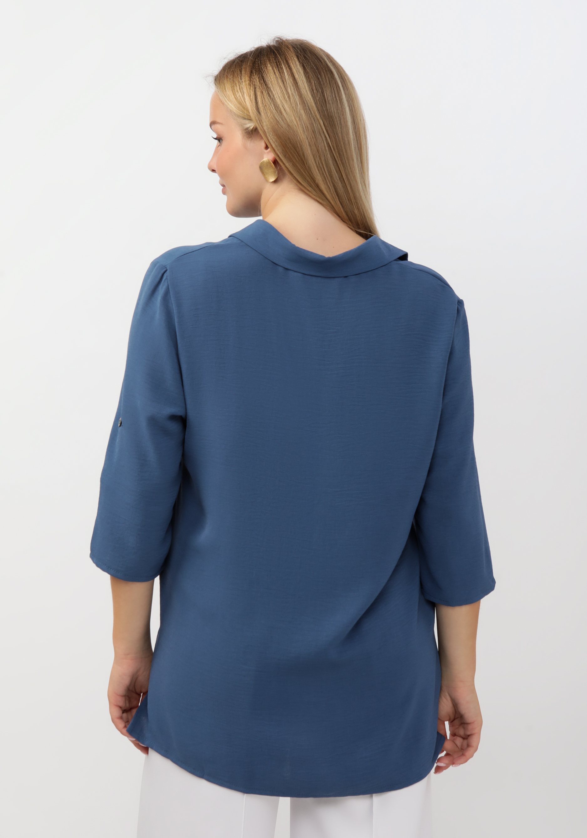 Блуза "Лана" Vittori Vi, размер 58, цвет синий - фото 9