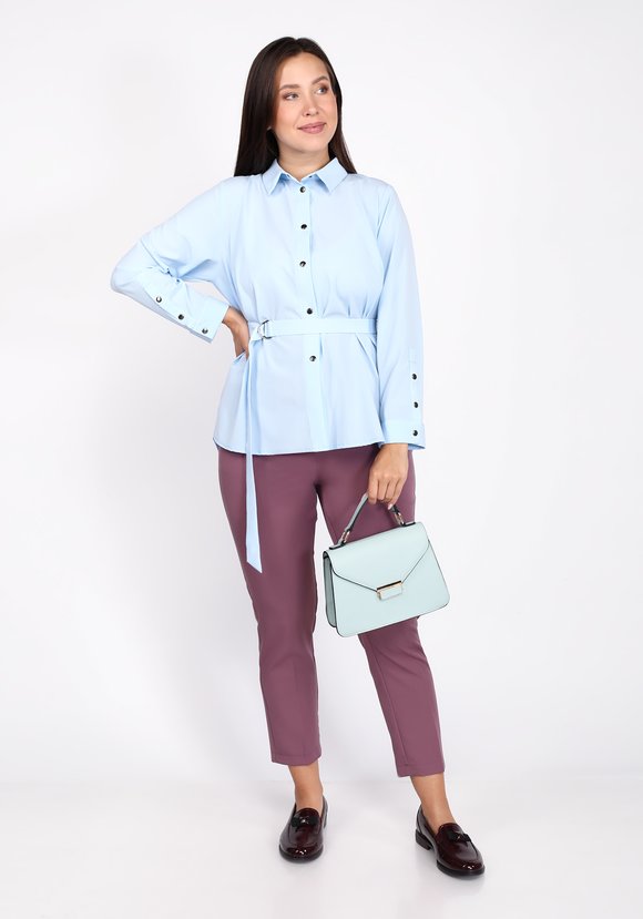 Рубашка классическая с поясом шир.  580, рис. 9