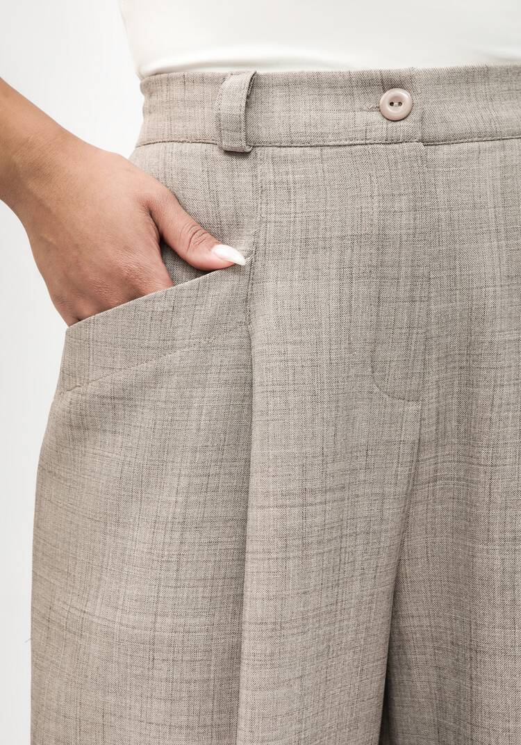 Брюки из натуральной смесовой ткани шир.  750, рис. 12