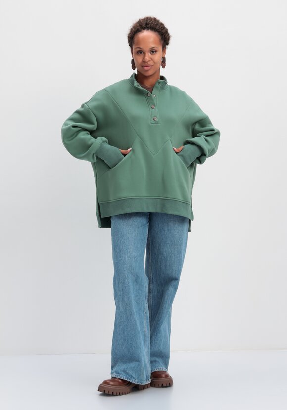 Толстовка с застёжкой на кнопках шир.  580, рис. 26