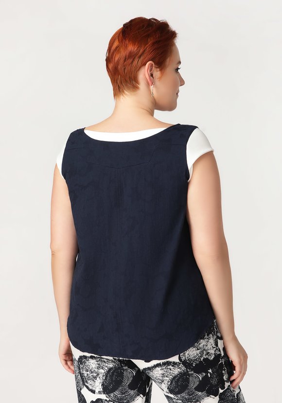 Блуза Музыкальная нота шир.  580, рис. 4