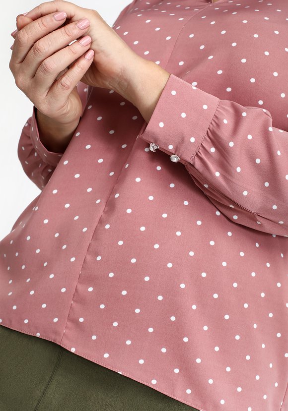 Блуза с завязками бант шир.  580, рис. 12