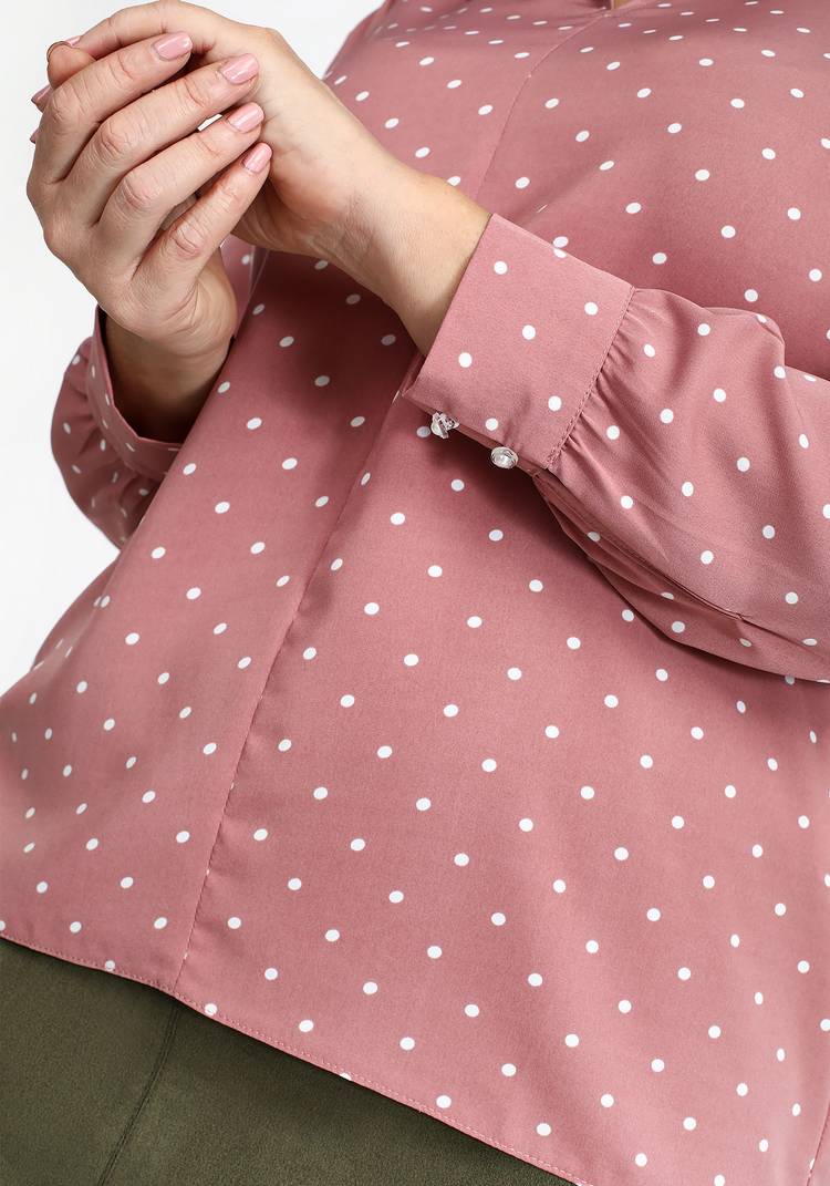 Блуза с завязками бант шир.  750, рис. 12