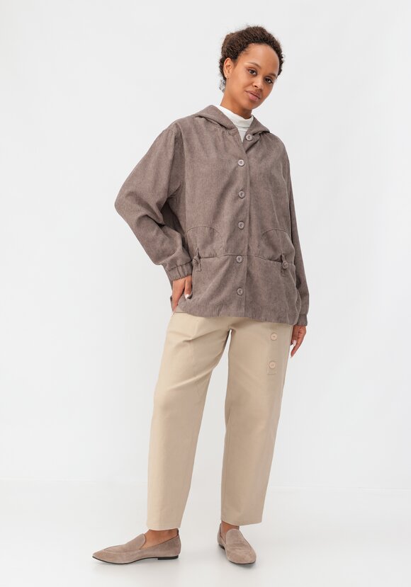 Ветровка из вельвета с капюшоном шир.  580, рис. 22