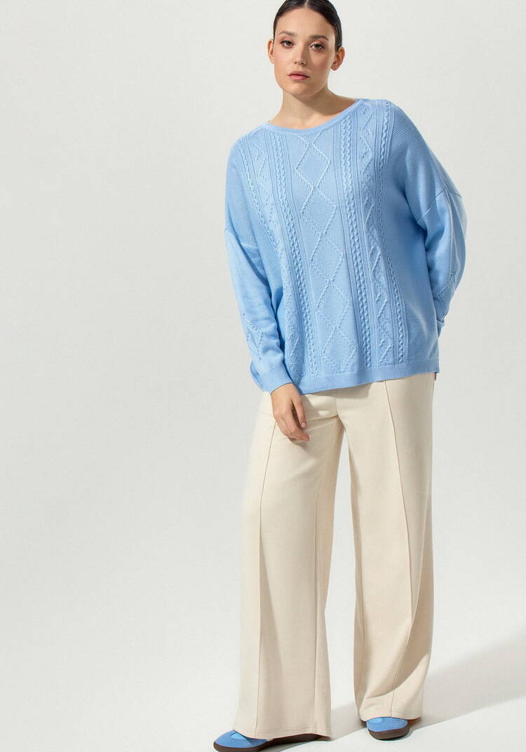 Джемпер женский свободного облегания шир.  750, рис. 30