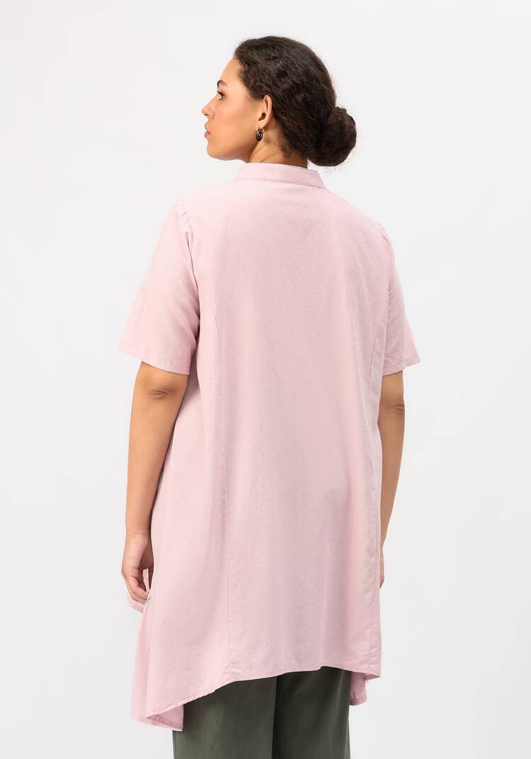 Блуза оригинального кроя с воланом шир.  750, рис. 26