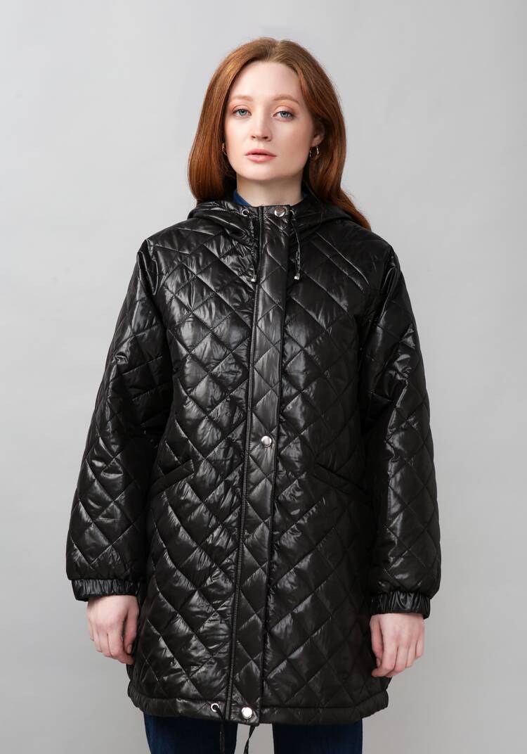 Куртка женская оверсайз с капюшоном шир.  750, рис. 12