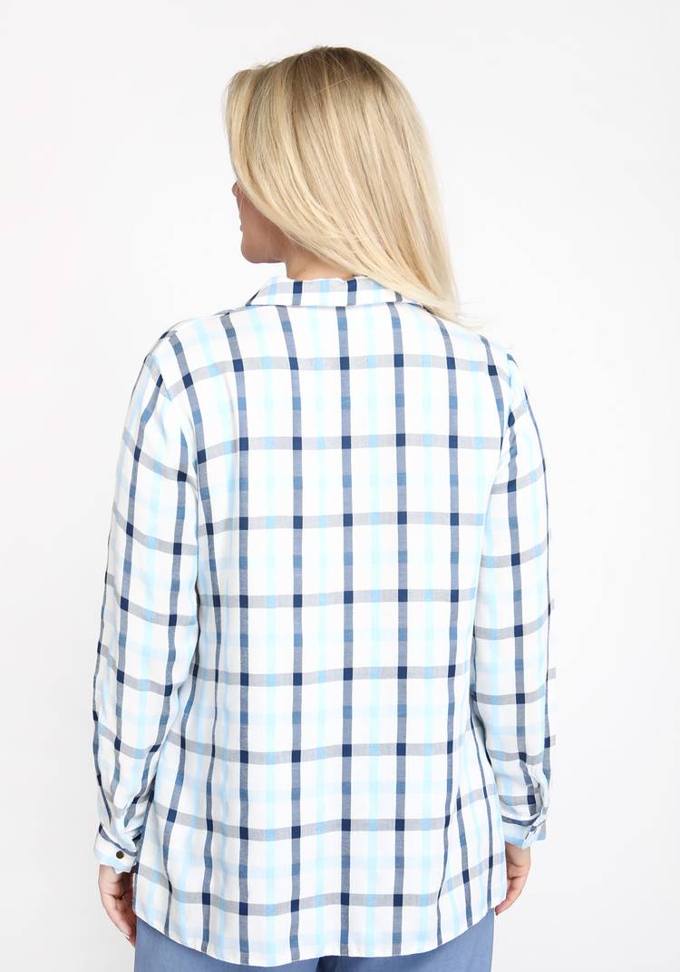 Блуза легкая с карманами шир.  750, рис. 3