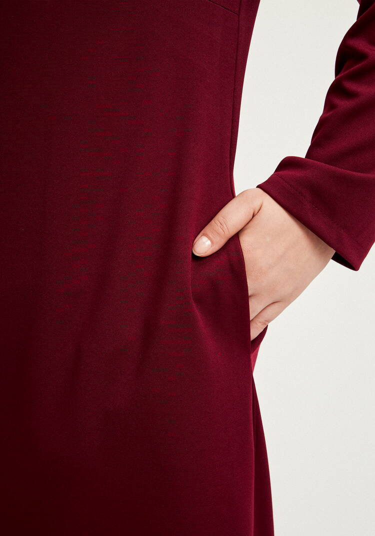 Платье с разрезами по бокам и карманами шир.  750, рис. 15