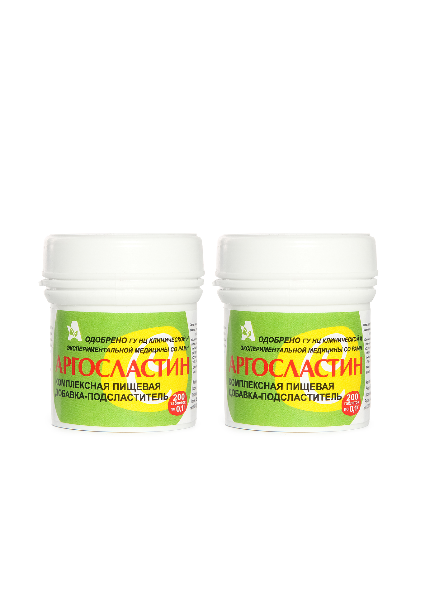 

Заменитель сахара "АРГОСЛАСТИН", 2 шт