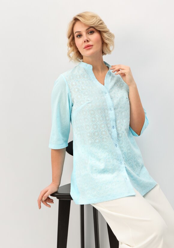 Рубашка из хлопка с шитьем шир.  580, рис. 29