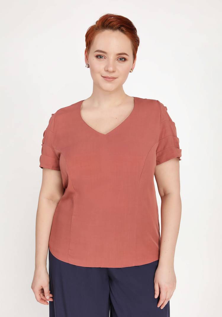 Блуза Пленительная простота шир.  750, рис. 6