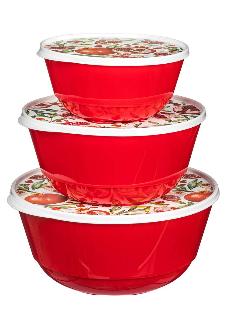 Комплект мисок с крышками, 6 шт. шир.  750, рис. 2