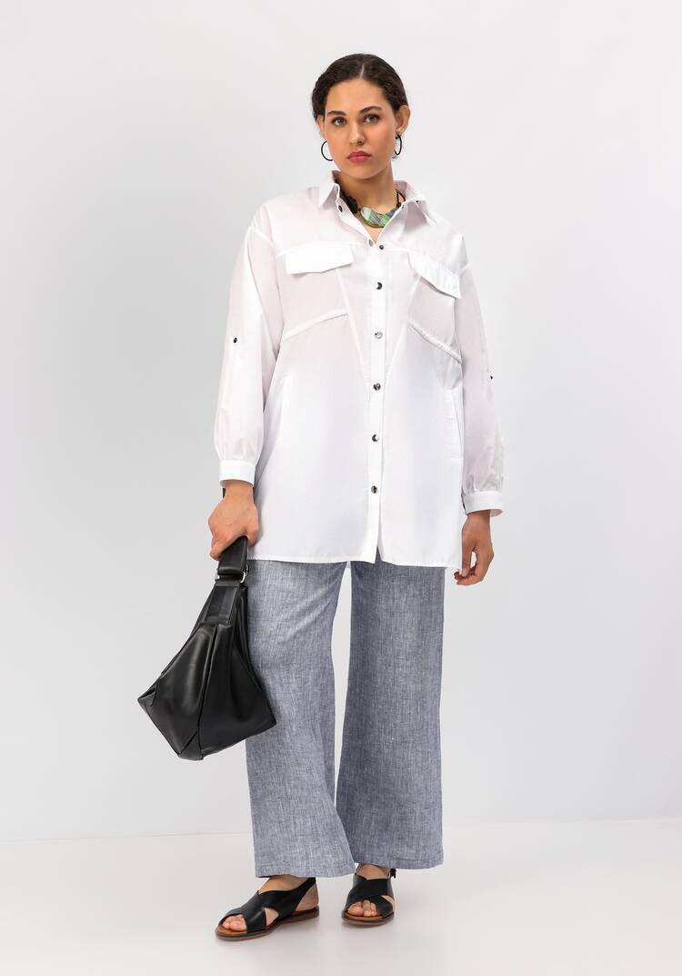 Рубашка на кулиске с резинками шир.  750, рис. 9