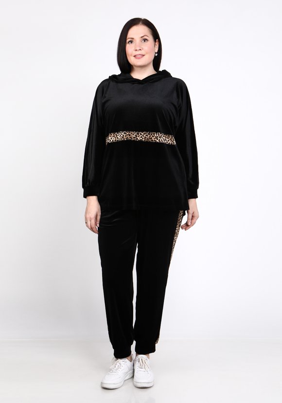 Туника бархатная с капюшоном шир.  580, рис. 14