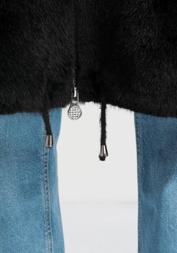 Пальто из экомеха шир.  750, рис. 6