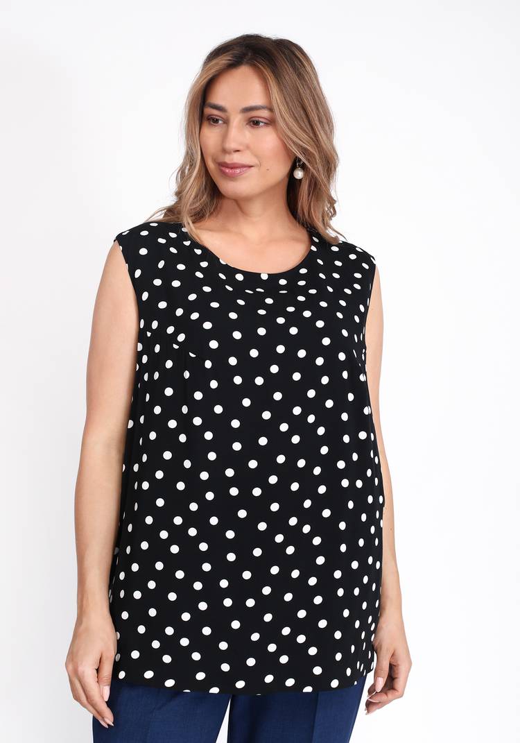 Блуза вискозная без рукава шир.  750, рис. 5