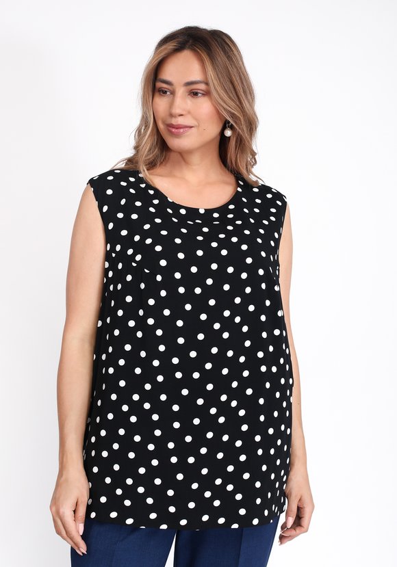 Блуза вискозная без рукава шир.  580, рис. 5