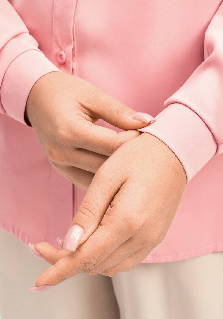 Рубашка с кружевной вставкой на груди шир.  750, рис. 13