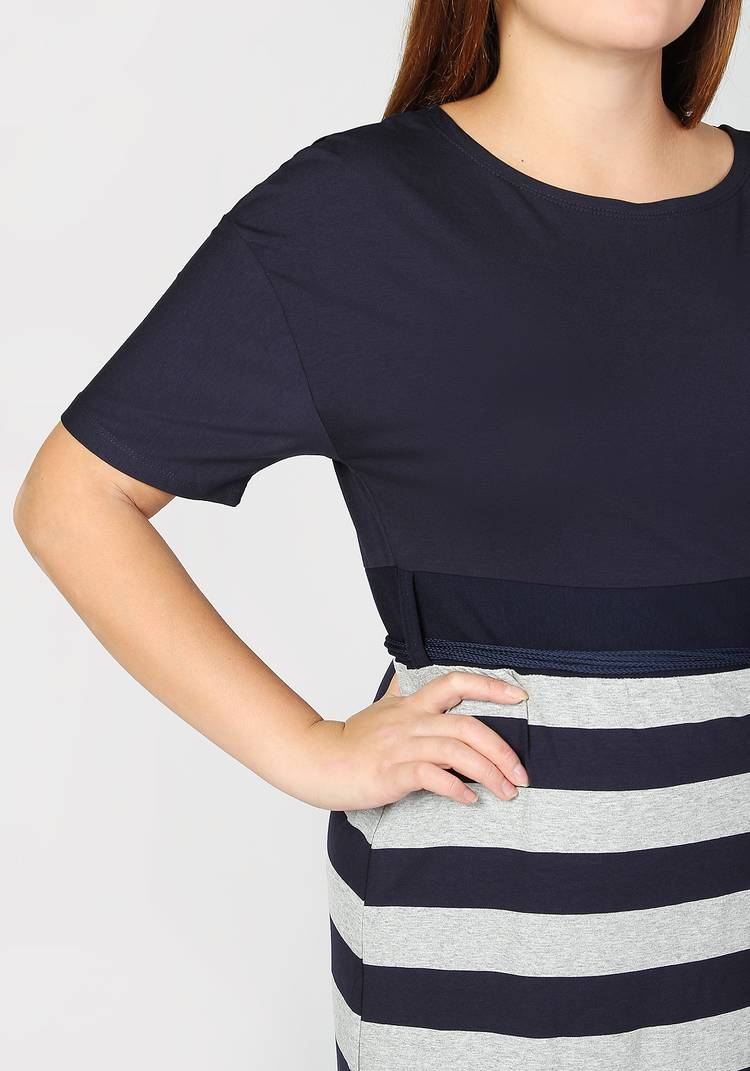 Платье-макси с плетеным ремешком в комплекте шир.  750, рис. 6